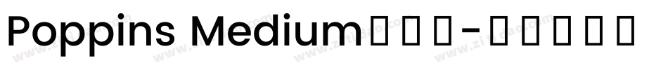 Poppins Medium手机版字体转换